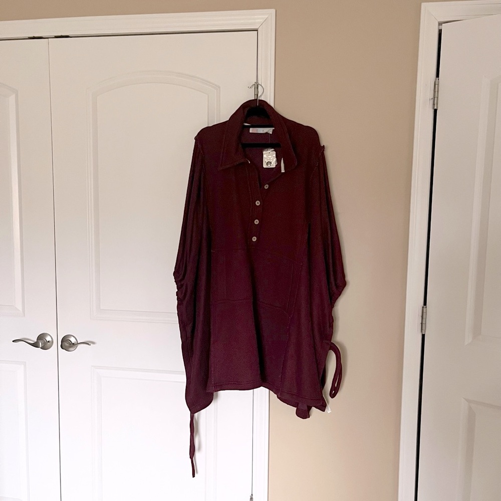 Free People Natalie Pullover Poncho